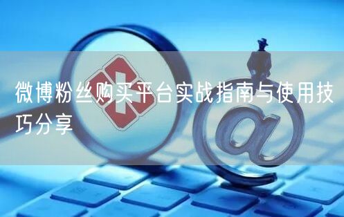 微博粉丝购买平台实战指南与使用技巧分享