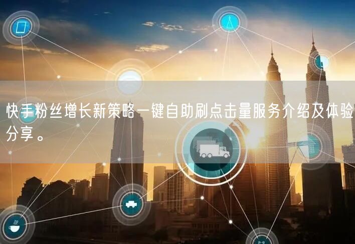 快手粉丝增长新策略一键自助刷点击量服务介绍及体验分享。