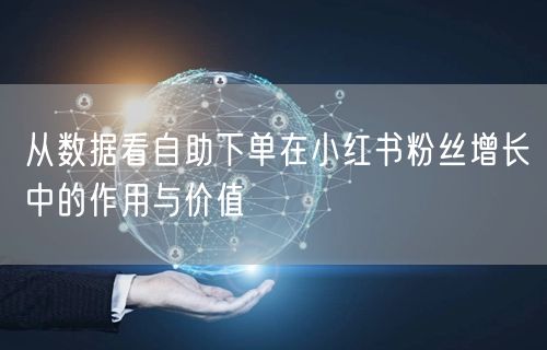 从数据看自助下单在小红书粉丝增长中的作用与价值